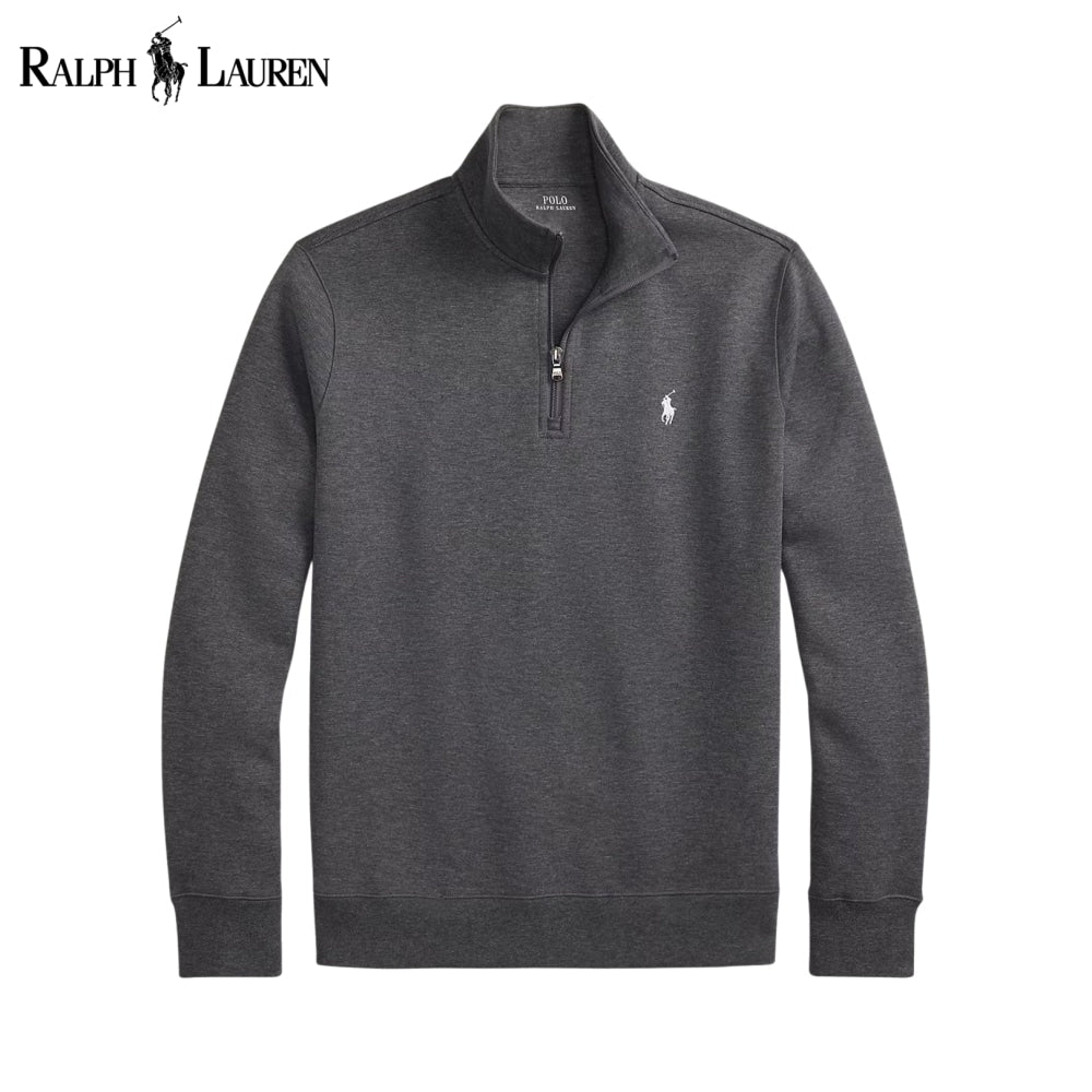 RL Double-Knit Mockneck Pullover