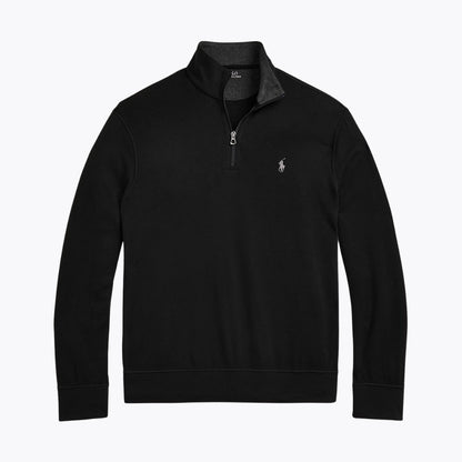 RL Luxury Jersey Quarter-Zip Pullover