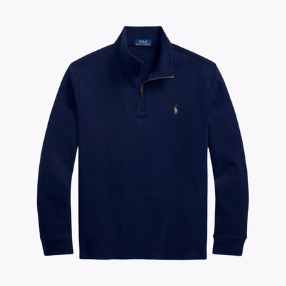 RL Estate-Rib Quarter-Zip Pullover