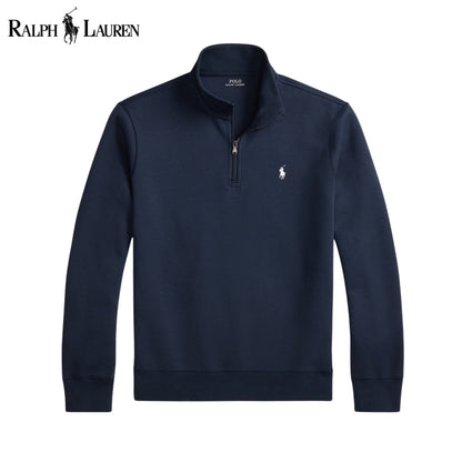 RL Double-Knit Mockneck Pullover