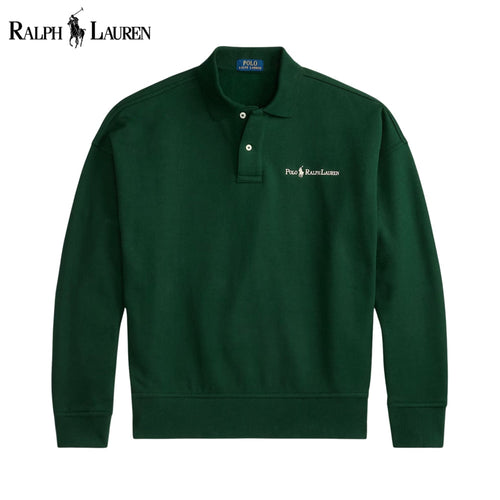 RL Logo Collared Sweatshirt