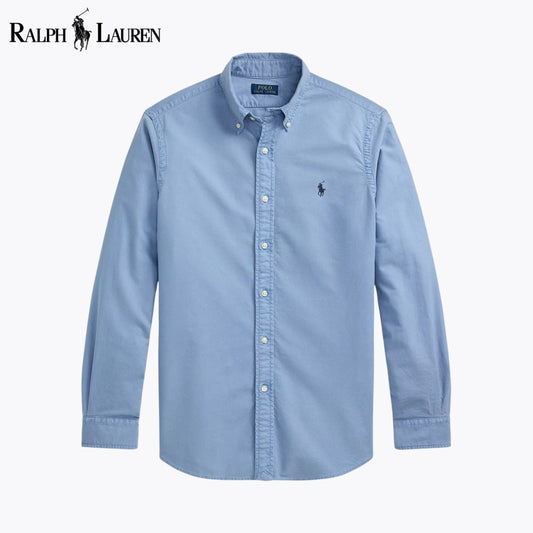RL Slim Fit Garment-Dyed Oxford Shirt